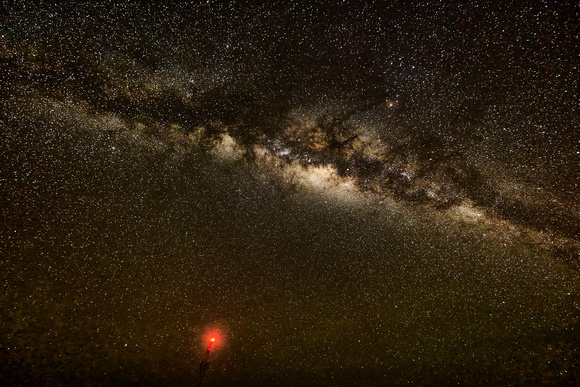 The Milky Way Above the TBI - Turkwel Communications' Tower